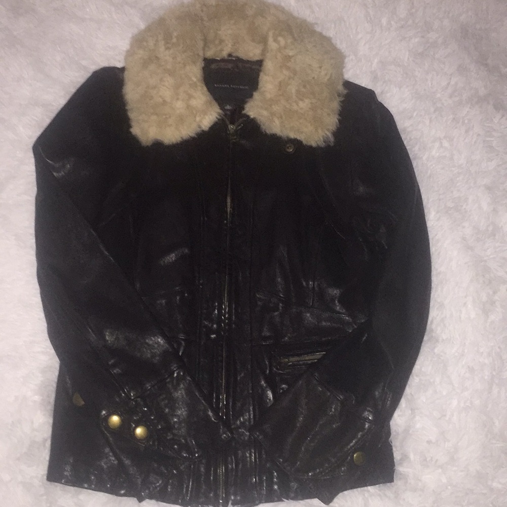 Banana Republic leather jacket